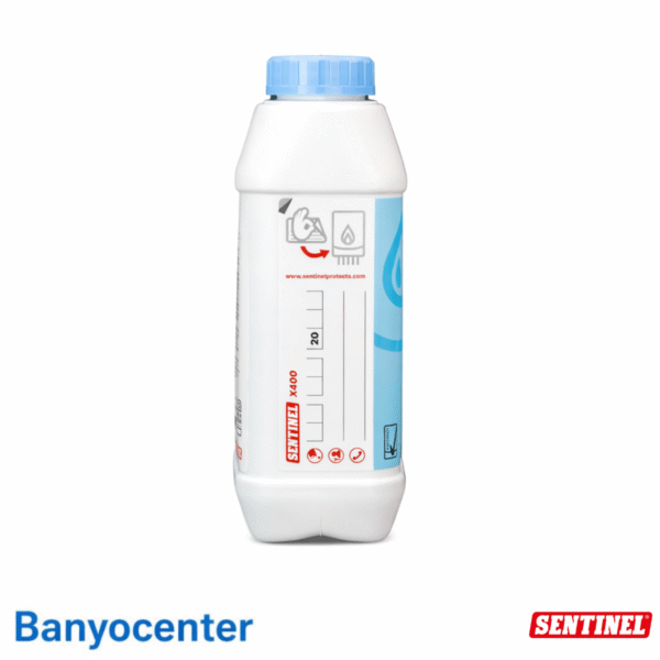 Sentinel X400 Radyatör (Petek) Çamur ve Kireç Temizleme Kimyasalı | 1 Litre