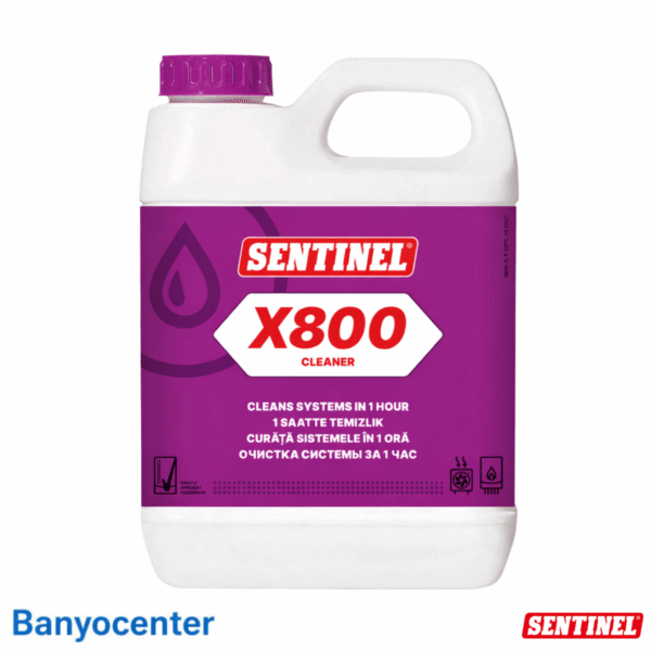 Sentinel X800 Radyatör (Petek) Temizleme Kimyasalı 1 L –(Pas ve Çamur Giderici)