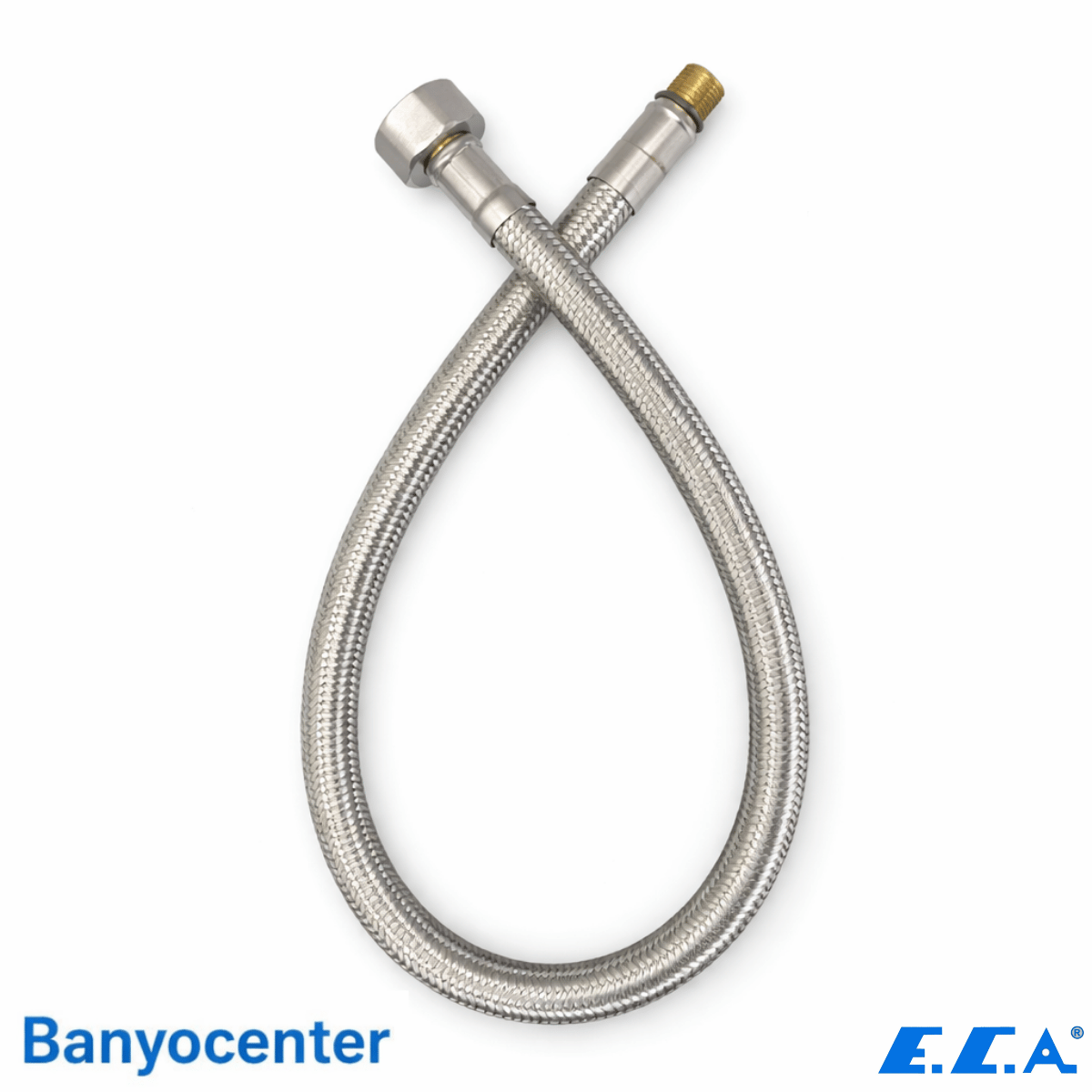 ECA Esnek Bağlantı Hortumu 3/8 M10 45Cm -Mavi- (102127173)