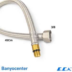 ECA Esnek Bağlantı Hortumu 3/8 M10 45Cm -Mavi- (102127173)