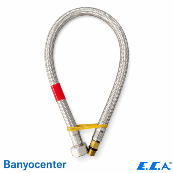 ECA Esnek Bağlantı Hortumu M10x1 – 3/8” 45 cm -Kırmızı- (102127172)