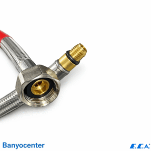 ECA Esnek Bağlantı Hortumu M8x1 – 3/8” 45 cm -Kırmızı- (102139020)