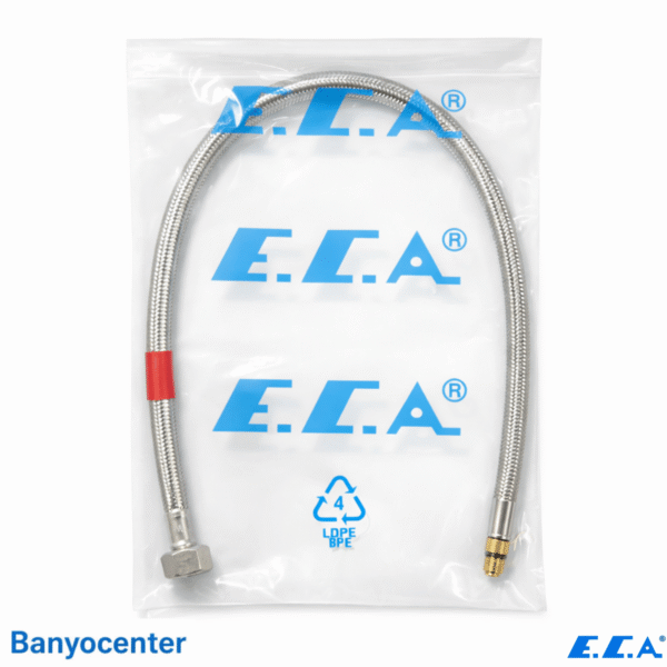 ECA Esnek Bağlantı Hortumu M8x1 – 3/8” 45 cm -Kırmızı- (102139020)