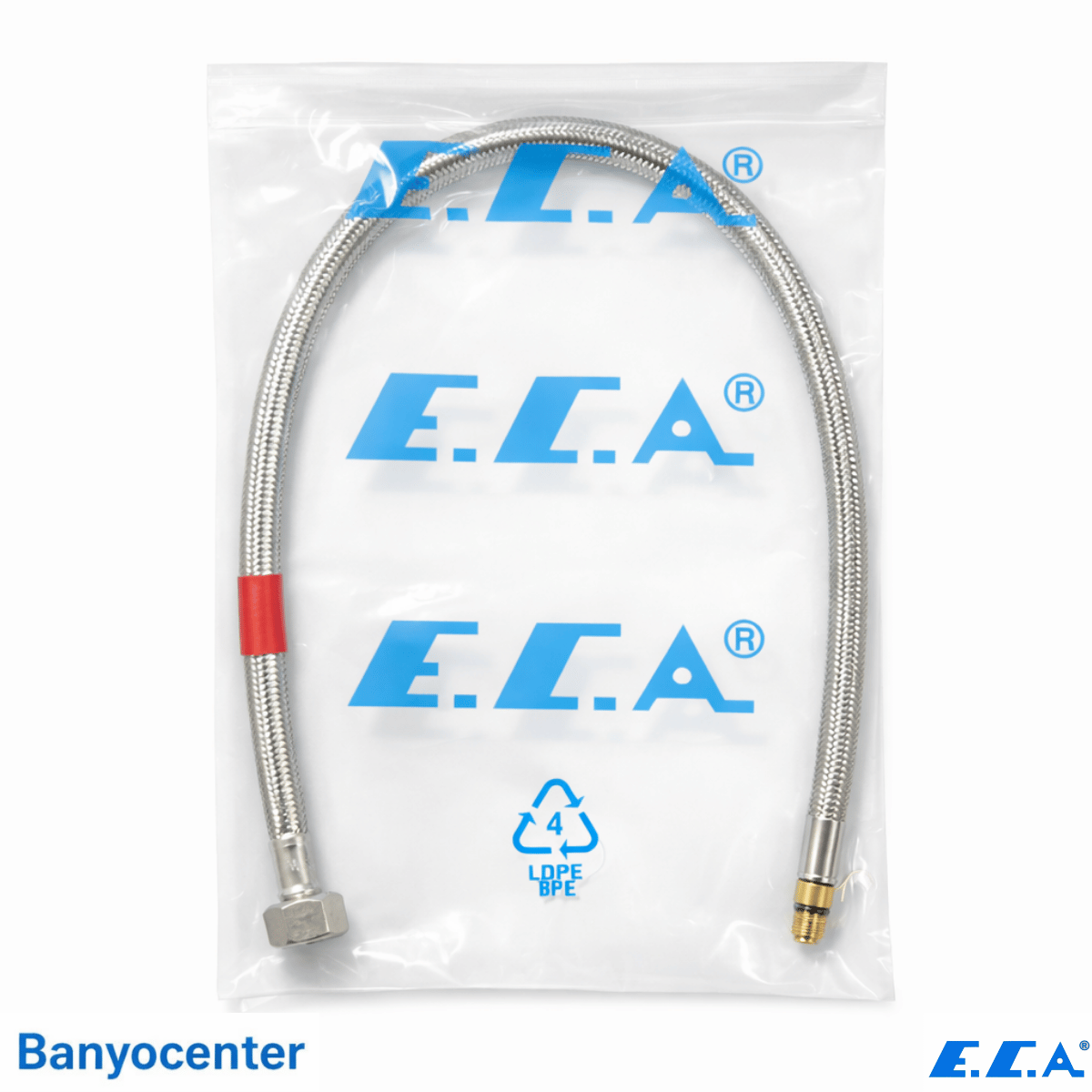 ECA Esnek Bağlantı Hortumu M8x1 – 3/8” 45 cm -Kırmızı- (102139020)