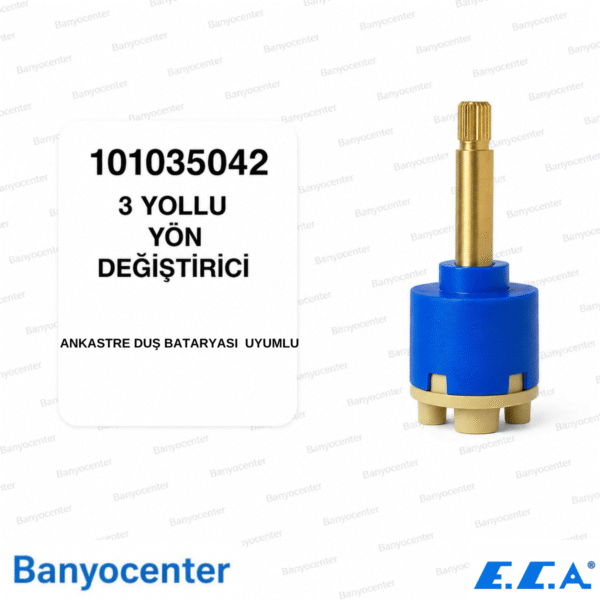 ECA -35 Lik- 3 Yollu Ankastre Duş Bataryası Yön Değiştirici (101035042)